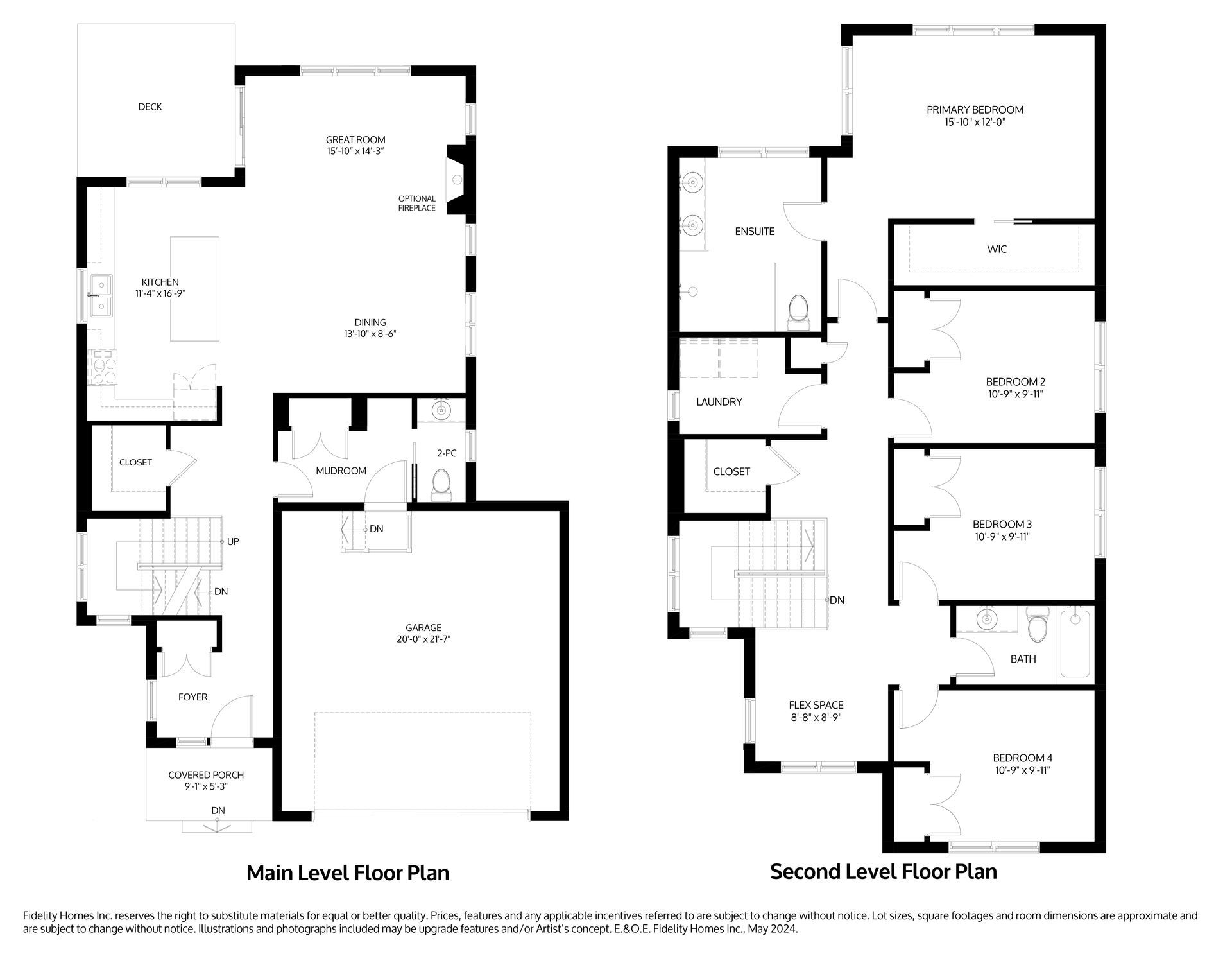 The Annika offers more than 2,391 sq ft, 2-storey detached home boasts 4 bedrooms, 2.5 bathrooms.