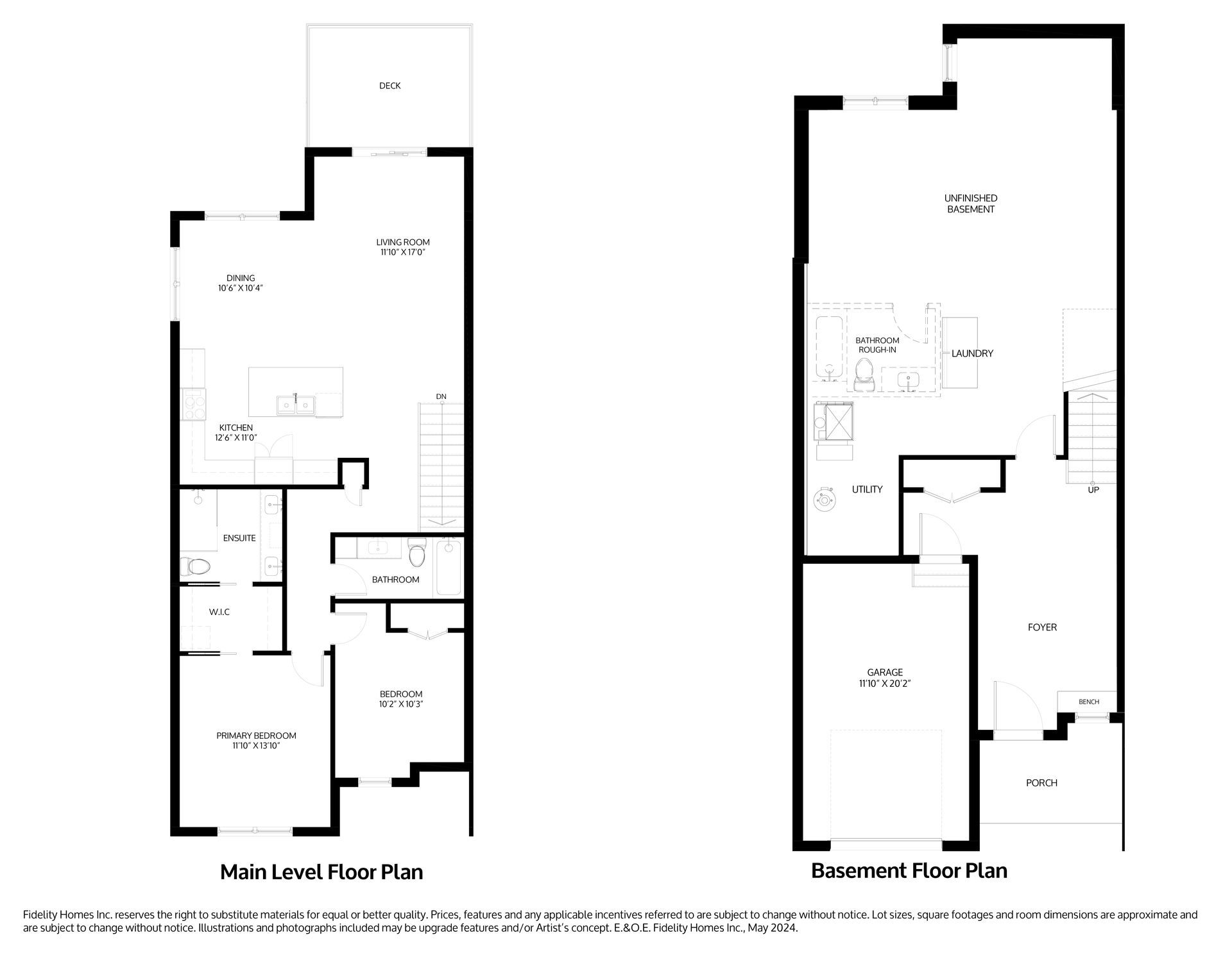The QUINN - Semi-Detached Model Blacklines