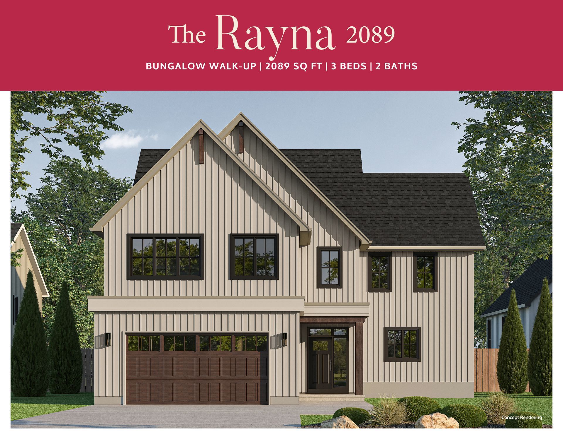 The Eastfields subdivision Rayna model.