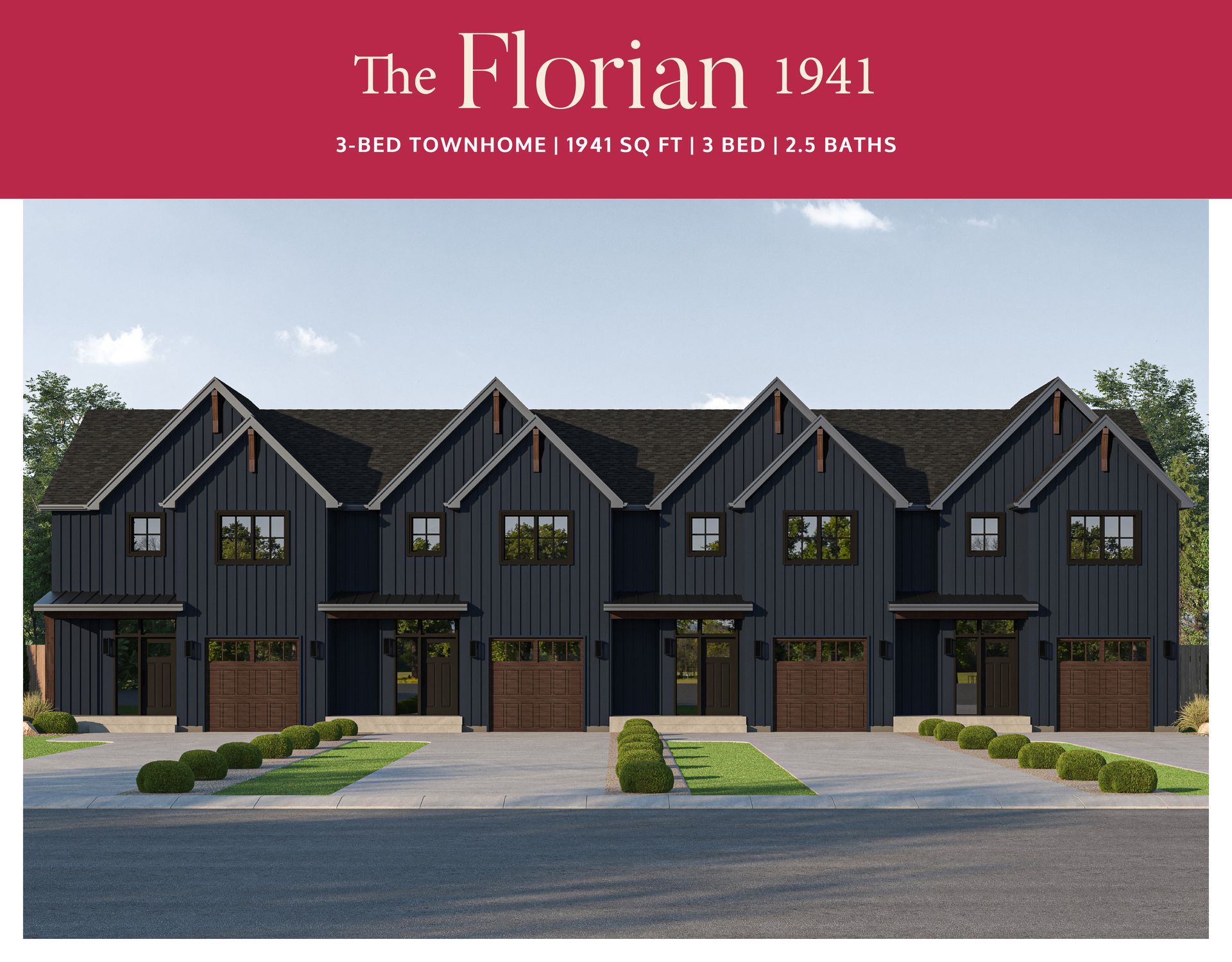 An artist 's impression of the Florian townhome in Colborne Ontario