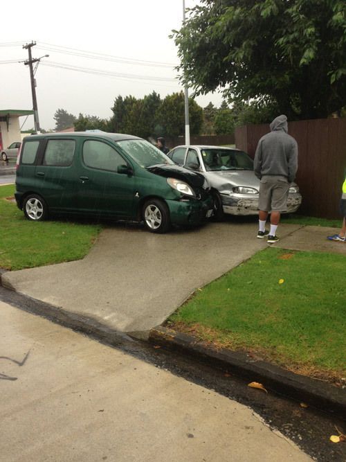 Two Cars Collided — Takanini, NZ — Counties Towing