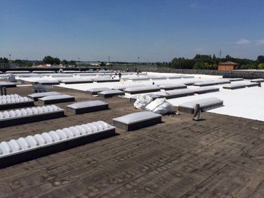 posa di copertura impermeabile per edificio