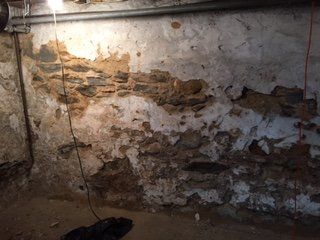 Before wall - stone work in Newtown Square, PA