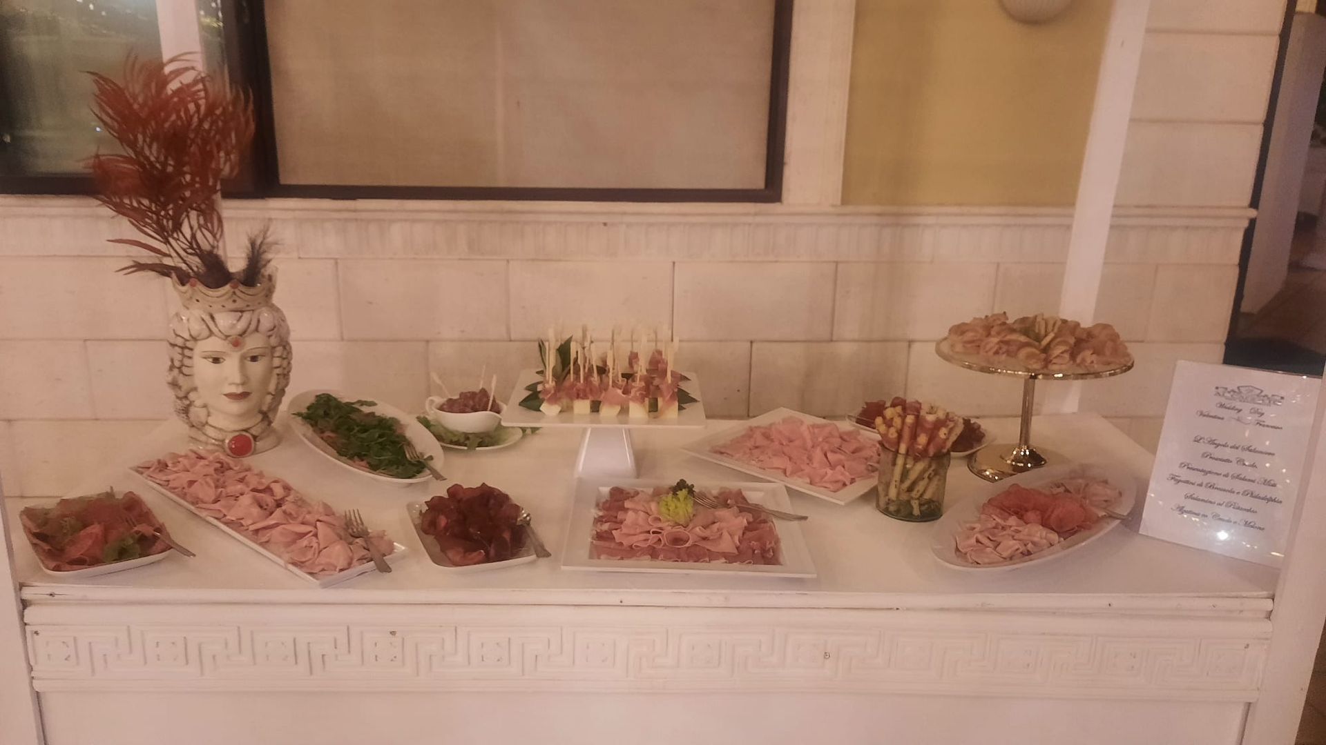 buffet all'aperto