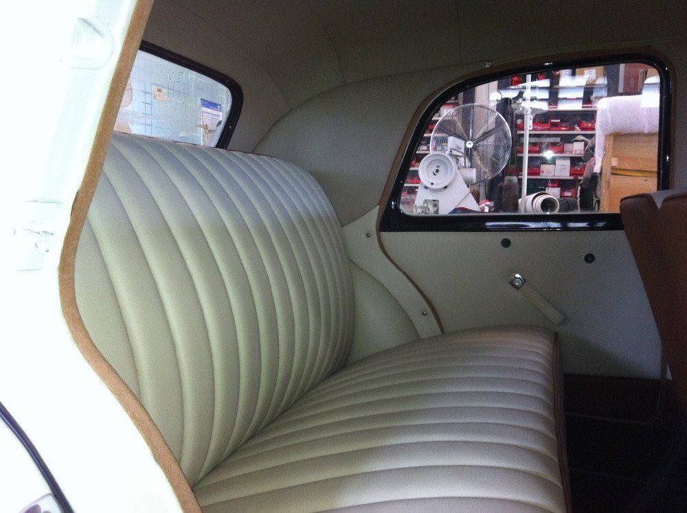 Motor upholstery work - after completion