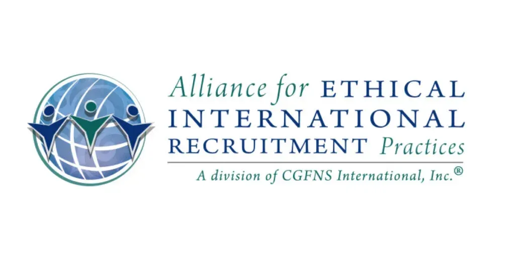 The logo for the alliance for ethical international recruitment practices