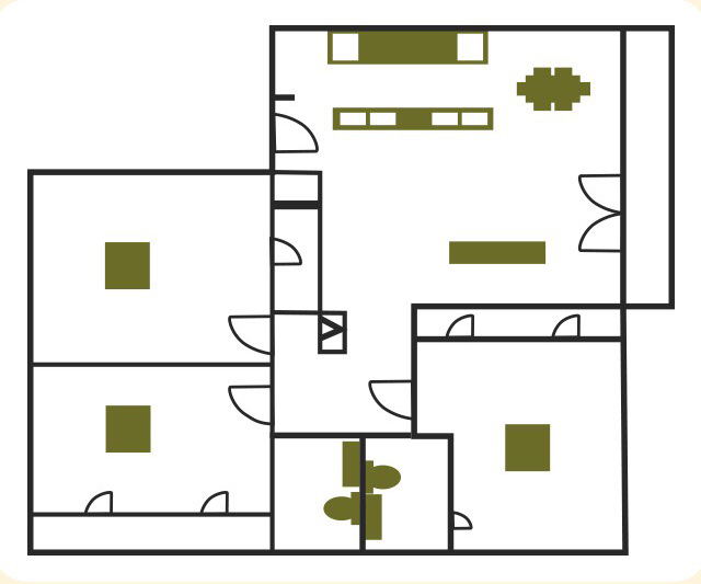 3 Bd / 2 Bth 1250 Sq Ft W/D Conn