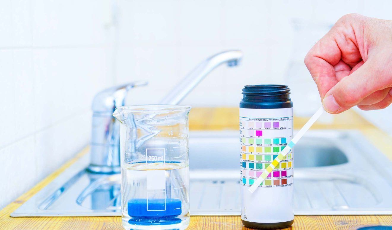 checking quality tap water test kit