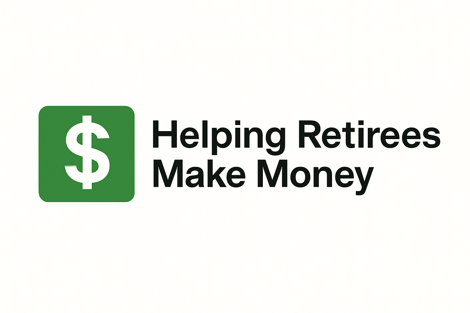 Logo: Green square with white dollar sign; text 