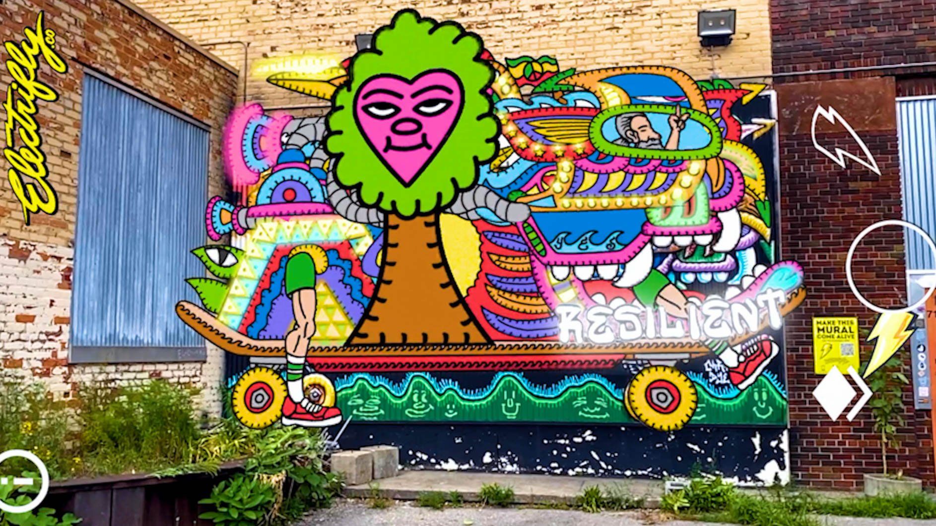 Augmented Reality Mural by BrandXR