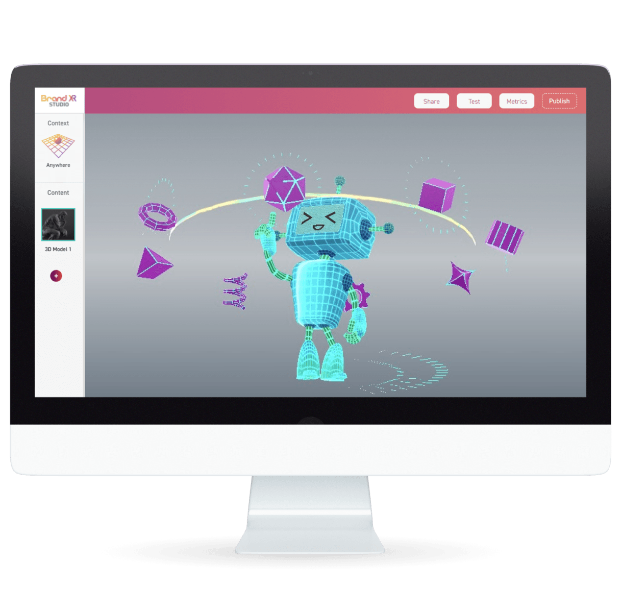 BrandXR Studio No Code Augmented Reality Creation Platform