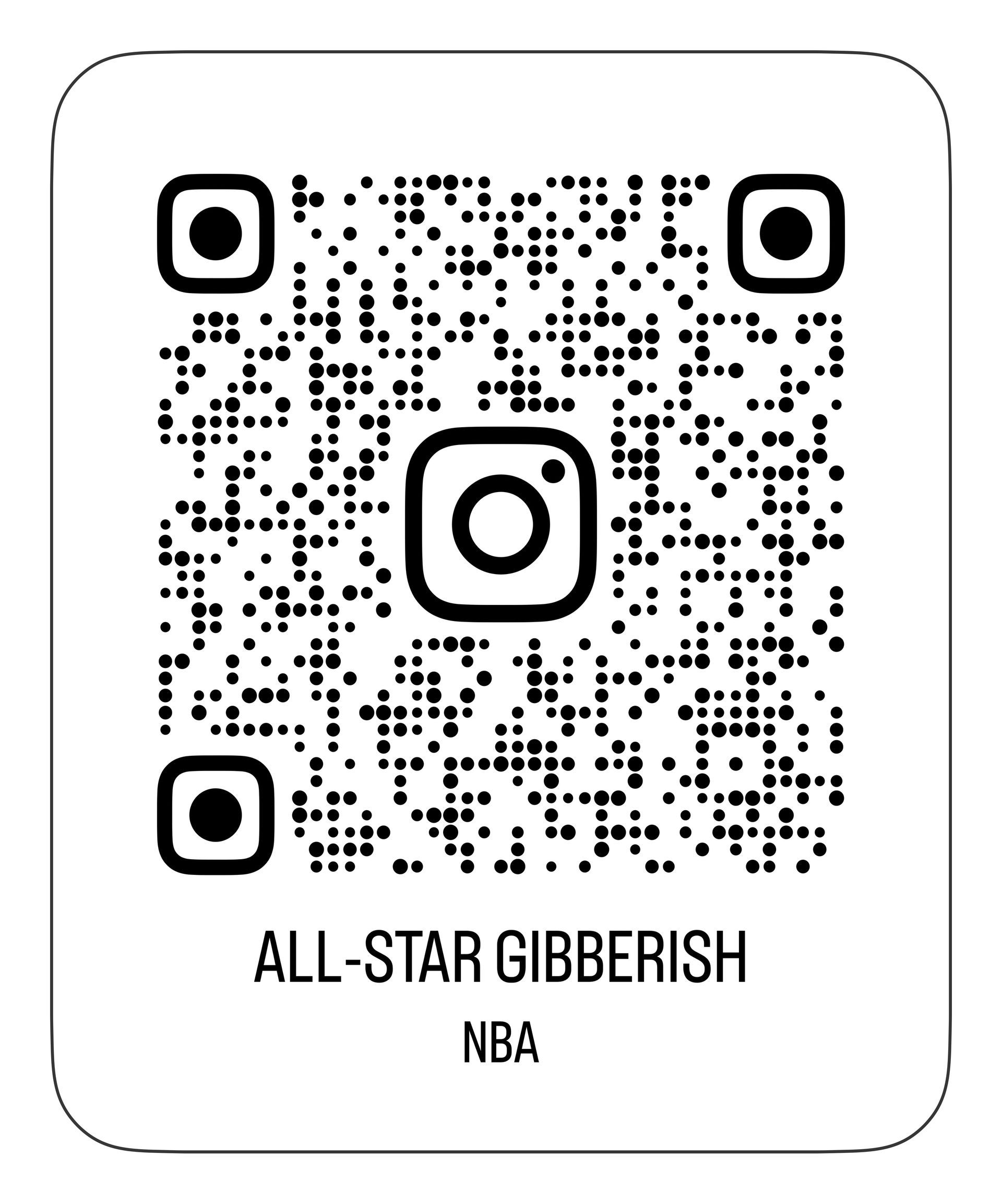 NBA All-Star Gibberish Instagram Filter