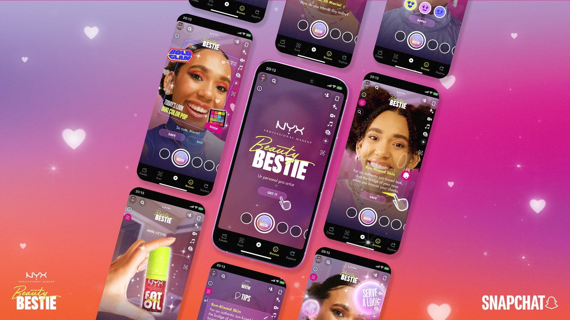 Nyx Beauty Bestie Snapchat AR Lens