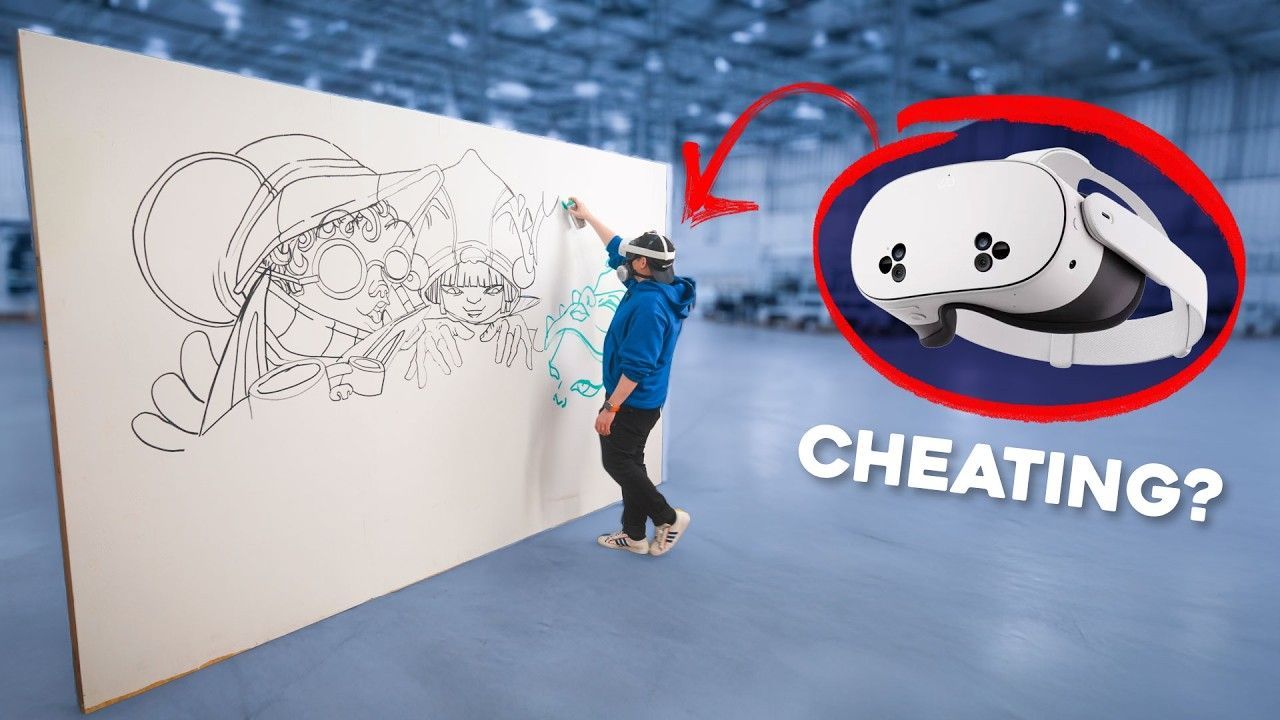 How to Use Virtual Reality to Paint Murals