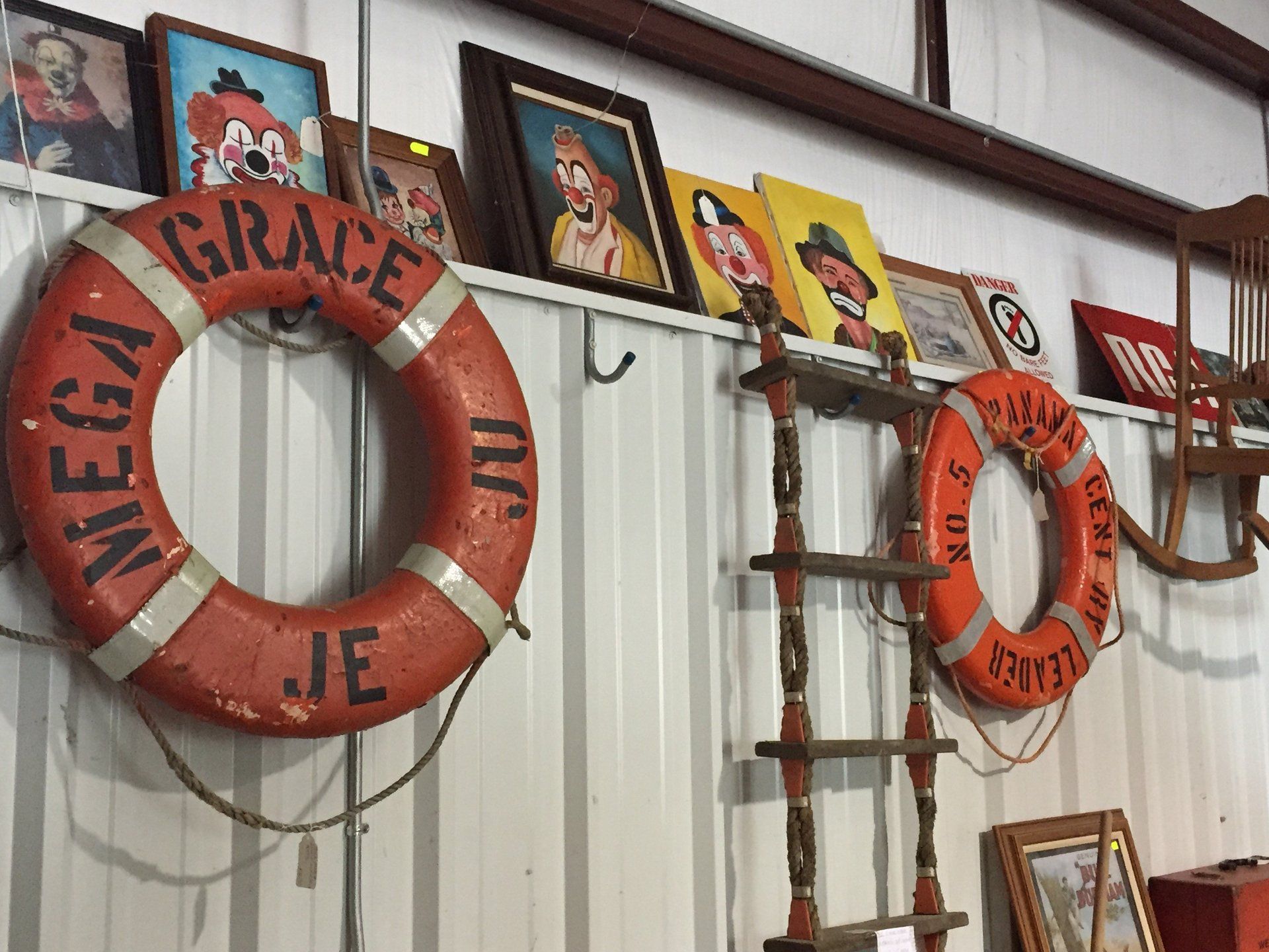 Authentic Life Rings & Ships Ladder - Jacobs Ladder