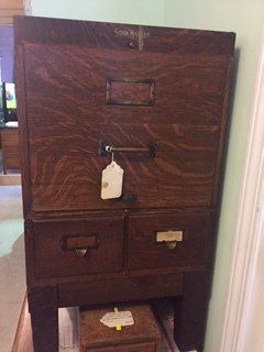 Shaw Walker Oak 3-Drawer File Cabinet