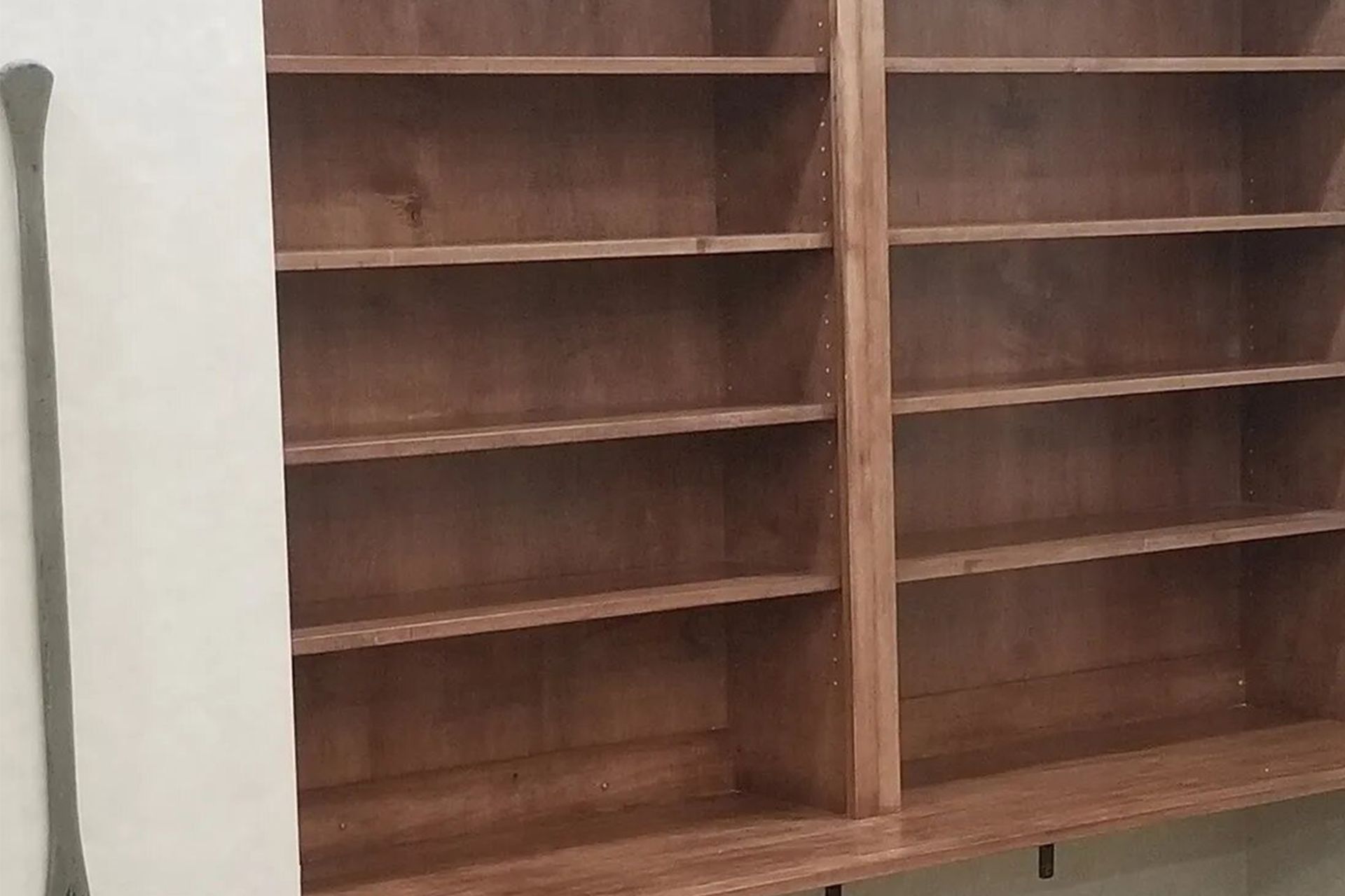 Solid Wood Bookshelf — Onalaska, WI — Noble Custom Woodshop LLC