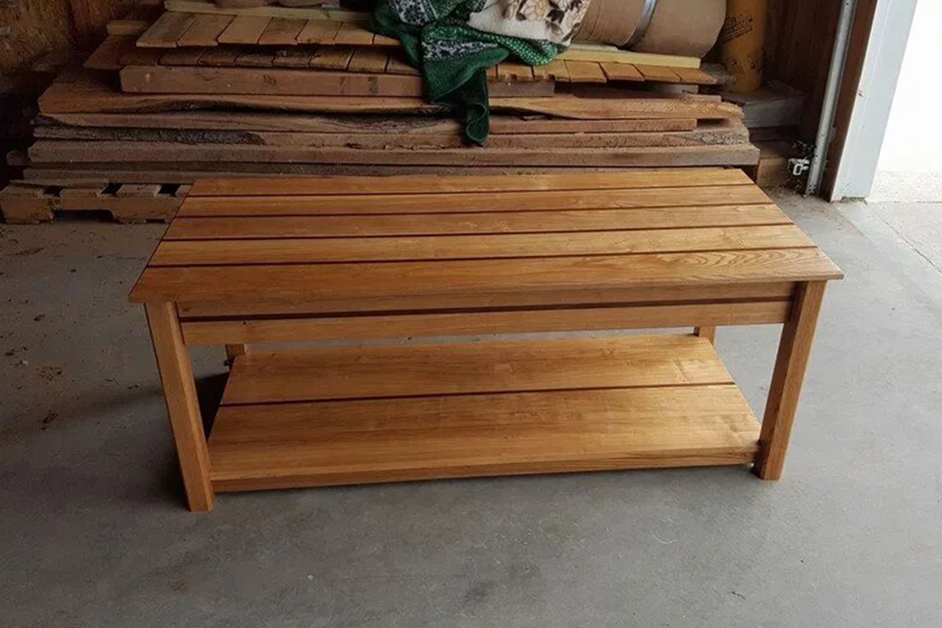 Wood Outdoor Patio Table — Onalaska, WI — Noble Custom Woodshop LLC