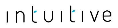 The word "intuitive" in a thin, sans-serif font