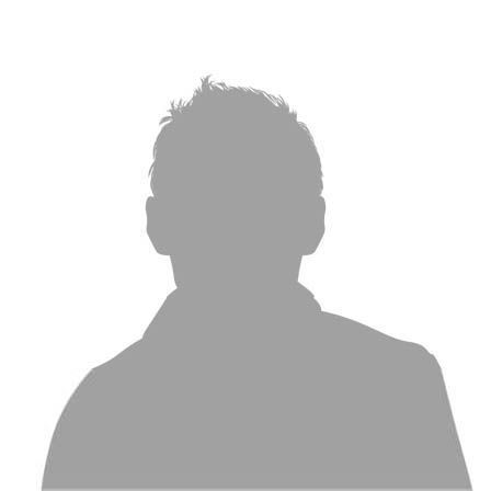 A silhouette of a faceless man on a white background.