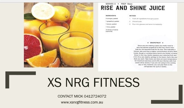 recipe for the rise and shine juice