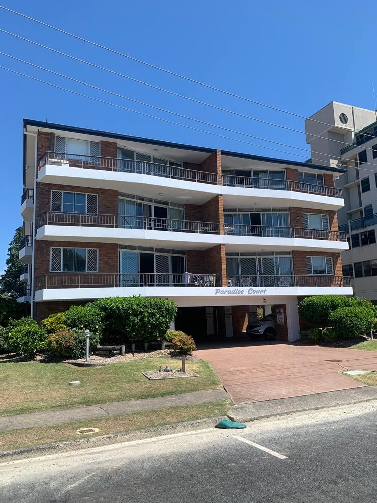 Balcony Floors Painted White — Commercial Painting in Forster