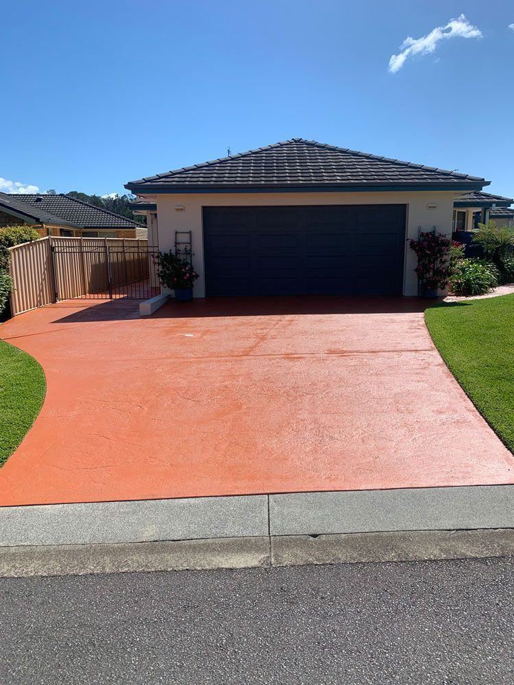 Newly Painted Driveway — House Painting in Forster