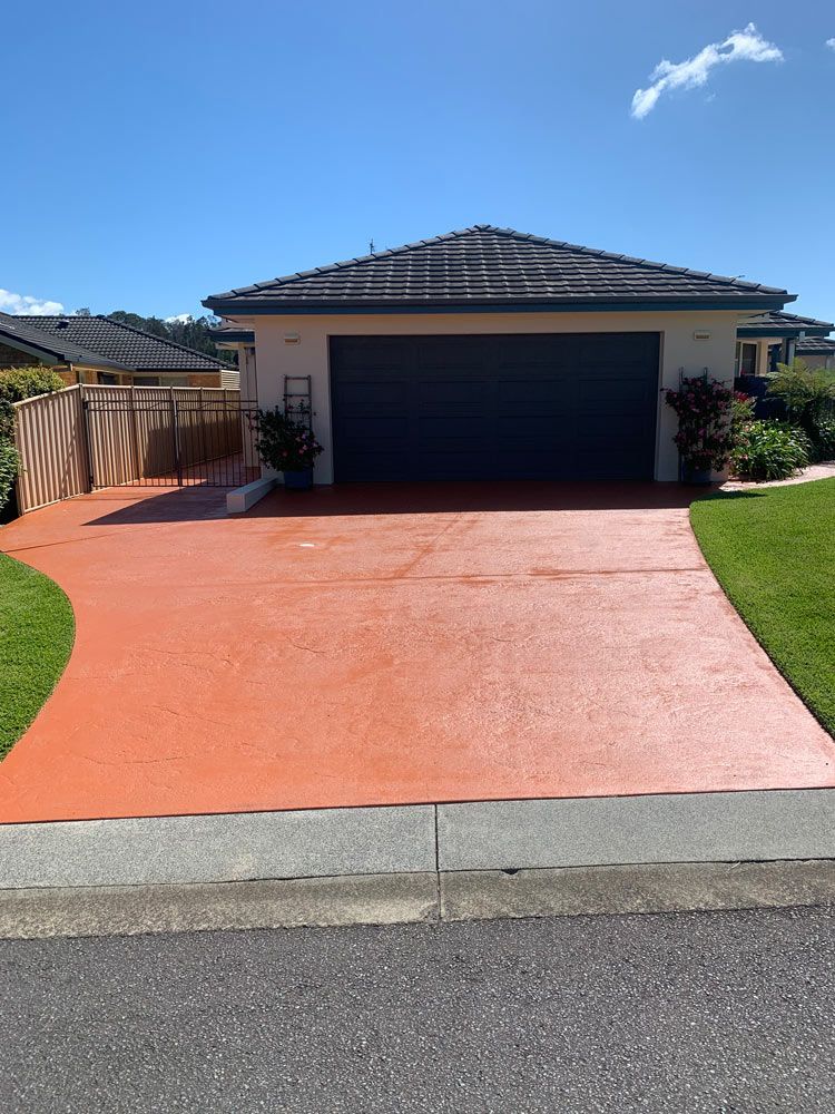 Paved Driveway — Painting in Forster