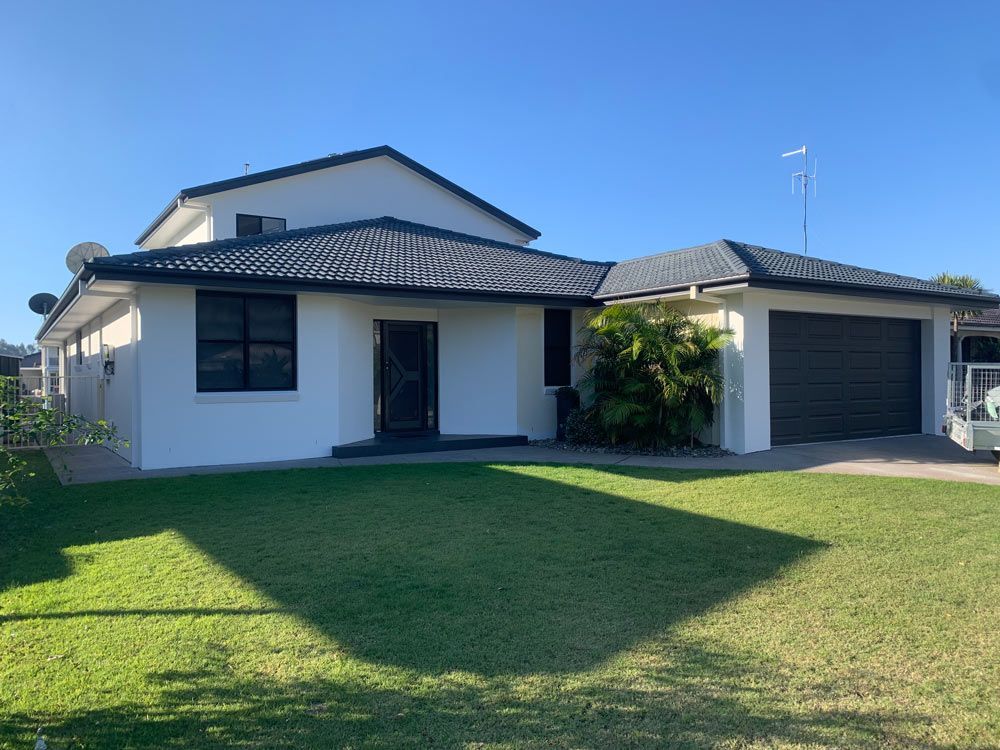 Home With Grey Roof — Painting in Forster