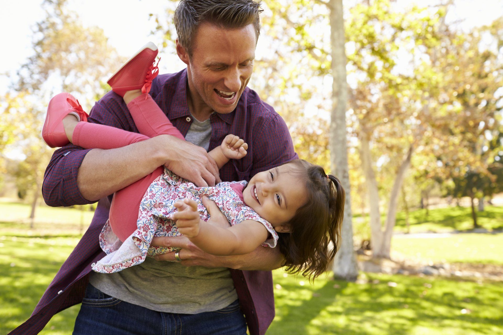 Child Development Therapy — Father and Kid in the Park in Albuquerque, NM