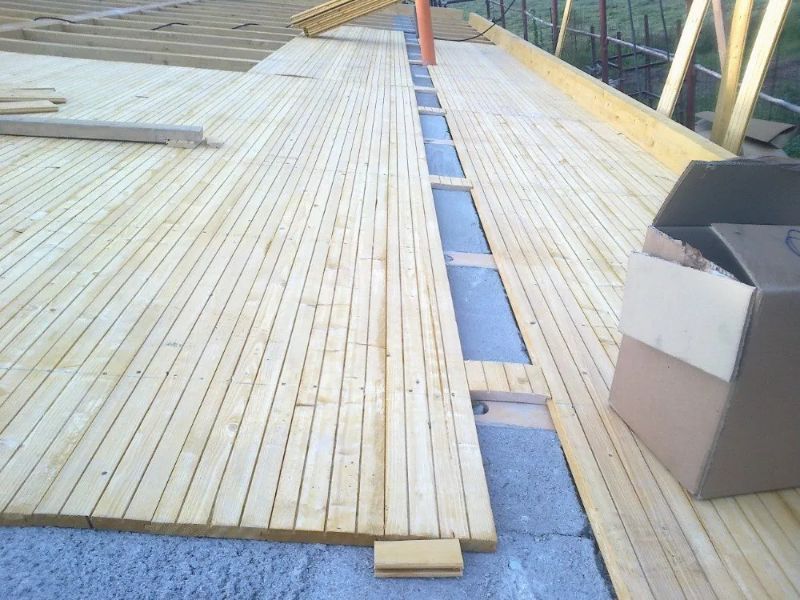 listoni in legno per copertura