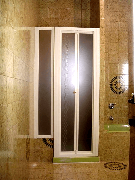 box doccia con decoro