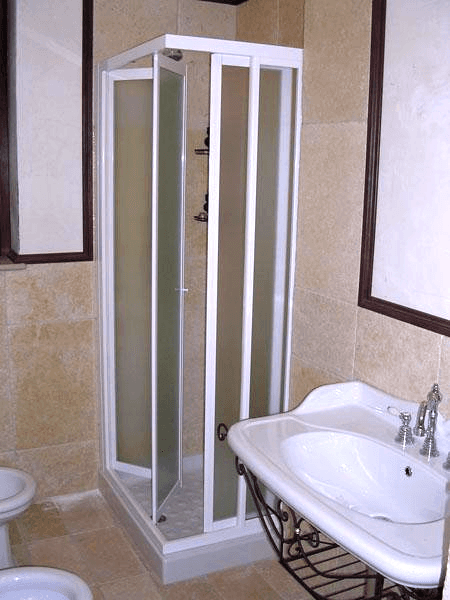 box doccia apertura libro scorrevole