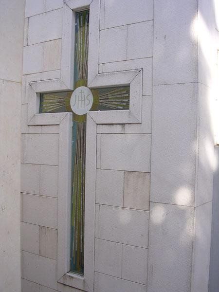 Vetrata Tiffany a croce