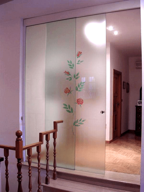 porta con vetro fisso