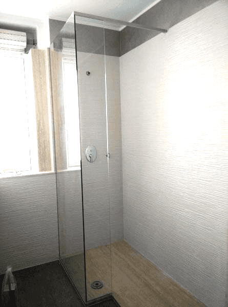 fisso angolare con asta di sicurezza