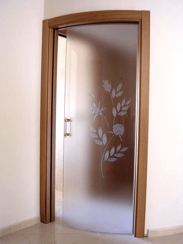 porta curva a scomparsa