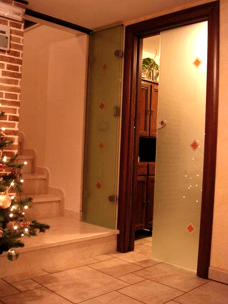 ante appiattite su parete