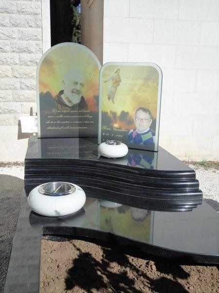 Lapide con stampa digitale