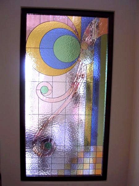 Vetrata Tiffany astratta