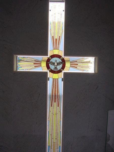 Vetrata Tiffany a croce