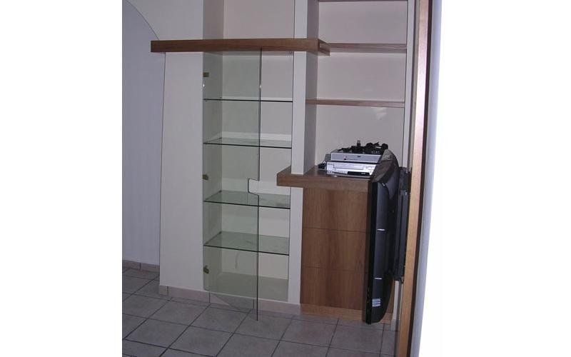 Antina in cristallo trasparente