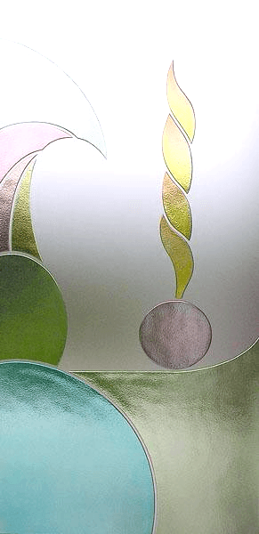 Decoro inciso e colorato