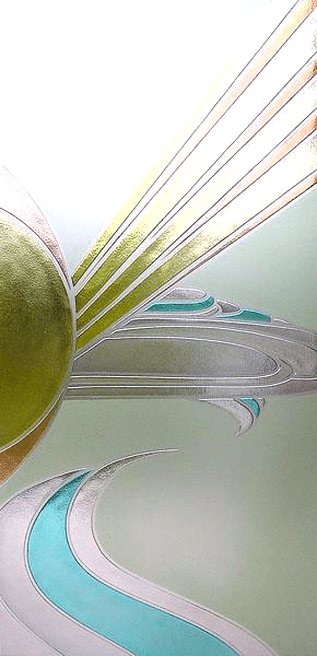 Decoro inciso e colorato