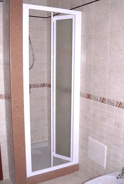 box doccia apertura a libro