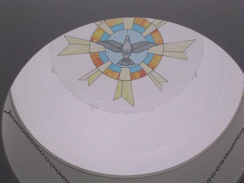 Cupola con inserimento soggetto sacro