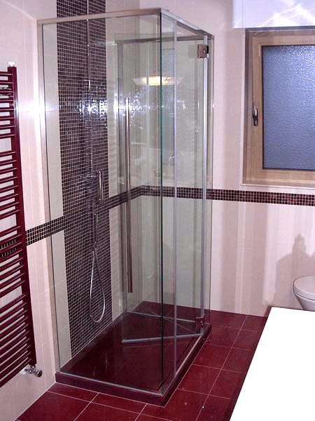 anta tre lati in vetro