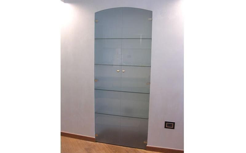 Ante satinate per nicchia in muratura