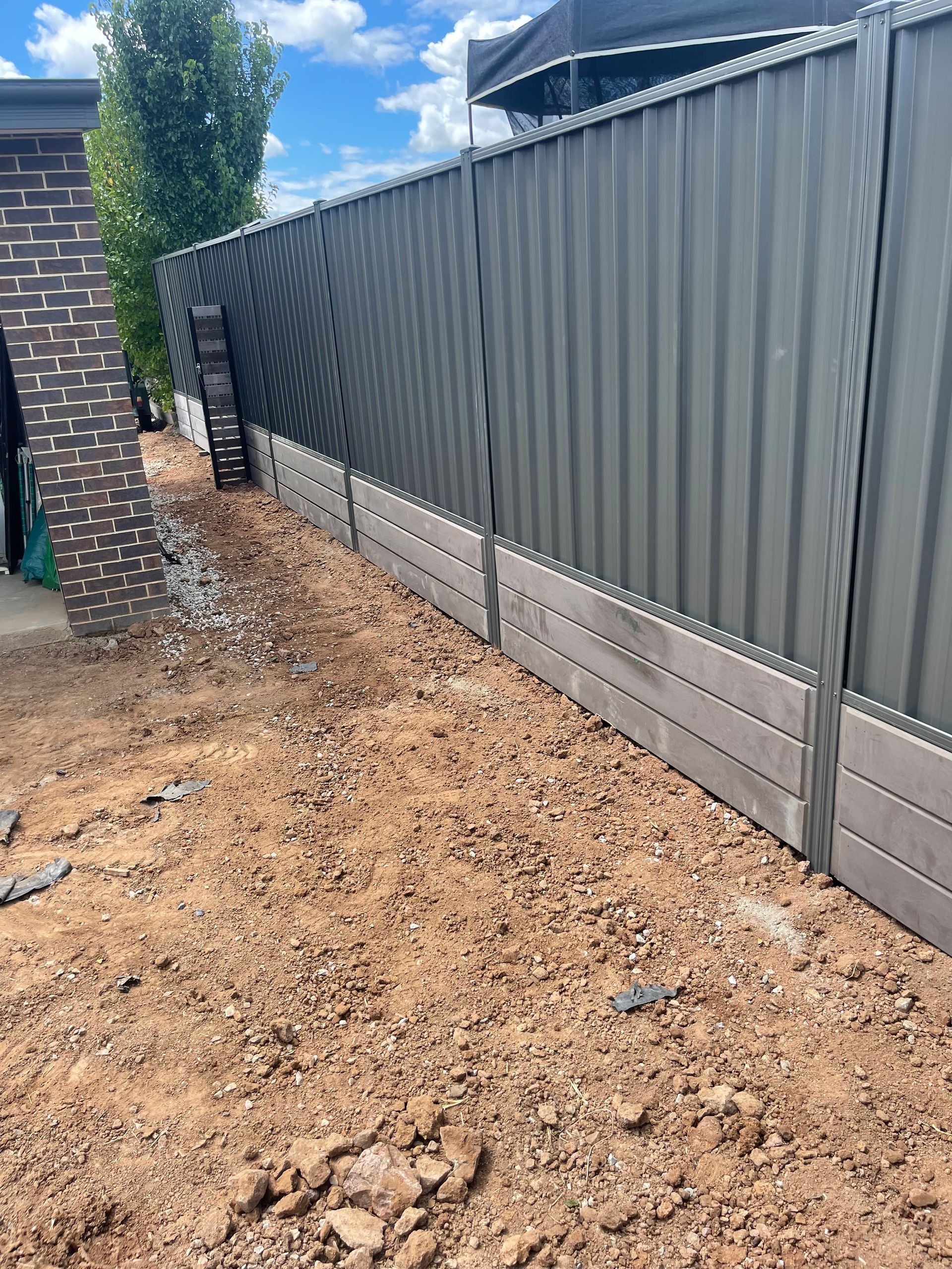 Newly Installed Colorbond Fencing — Capital Fencing in Charnwood, ACT