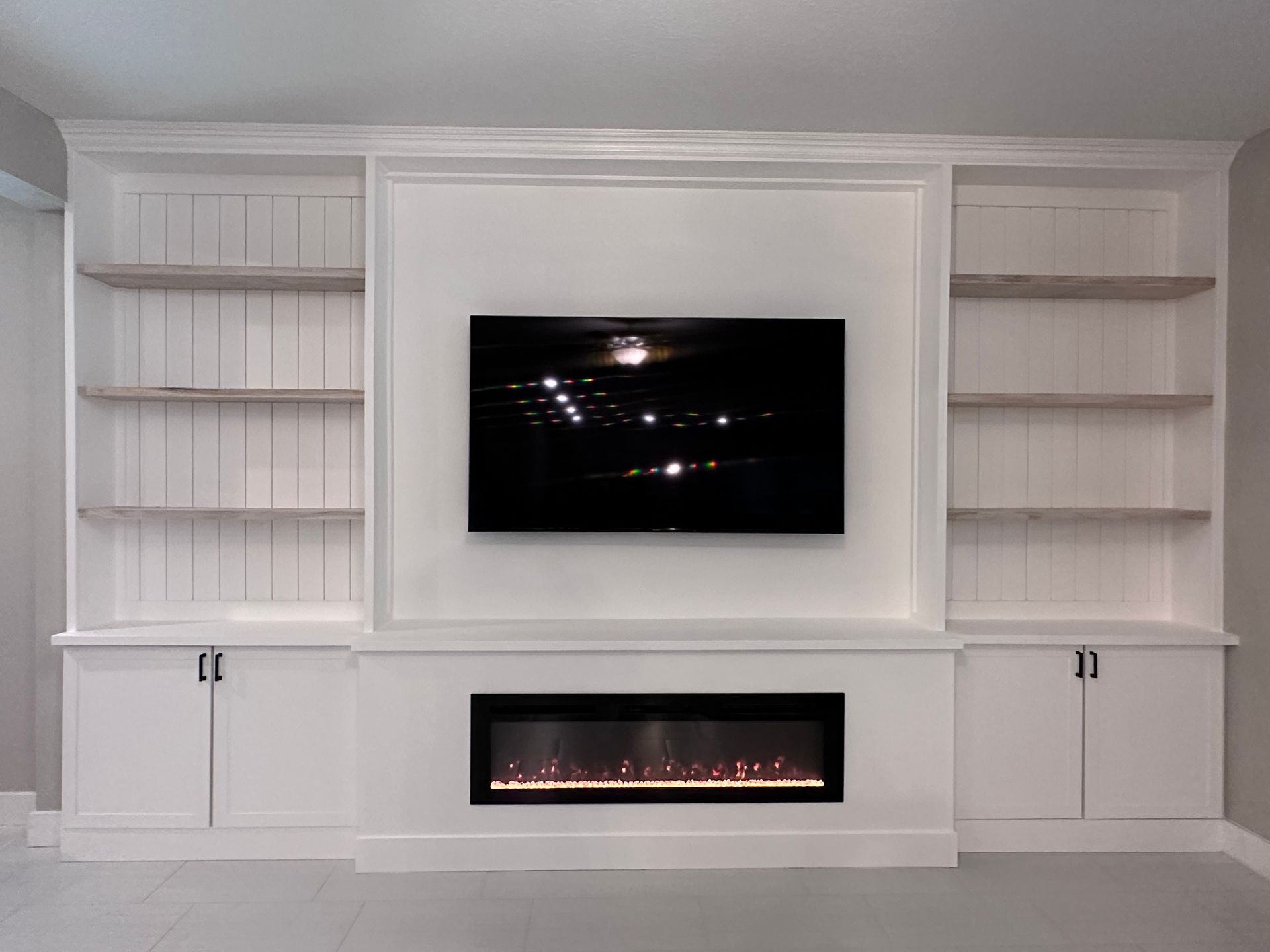 Custom Fireplace Surround | Tampa, FL | Houghtz Designs